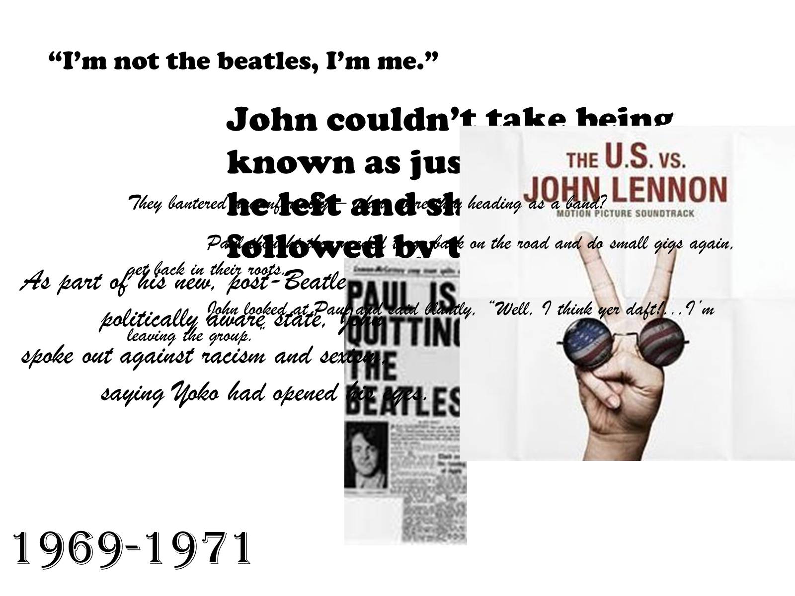 Презентація на тему «John Lennon» - Слайд #17