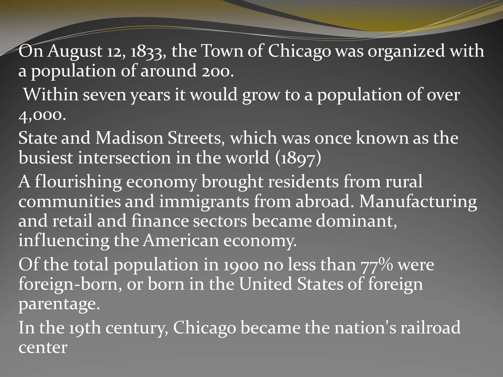 Презентація на тему «Chicago» (варіант 1) - Слайд #4