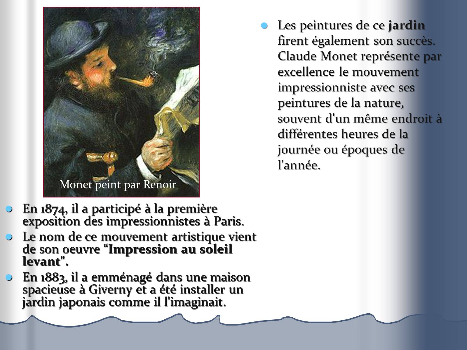 Презентація на тему «Claude Monet» (варіант 2) - Слайд #3