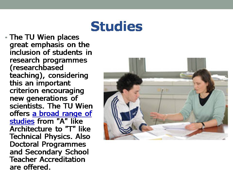 Презентація на тему «TU Wien» - Слайд #3