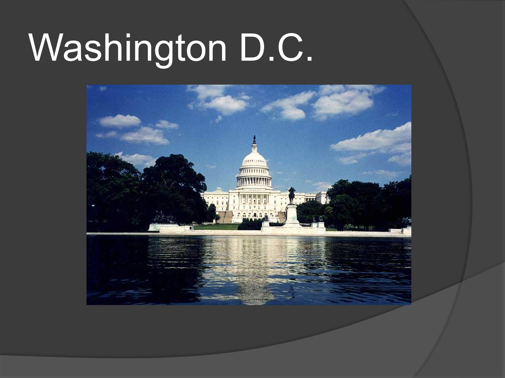 Презентація на тему «Washington D.C.» (варіант 1) - Слайд #1