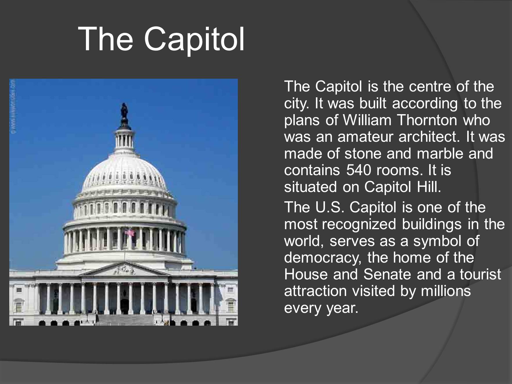 Презентація на тему «Washington D.C.» (варіант 1) - Слайд #3