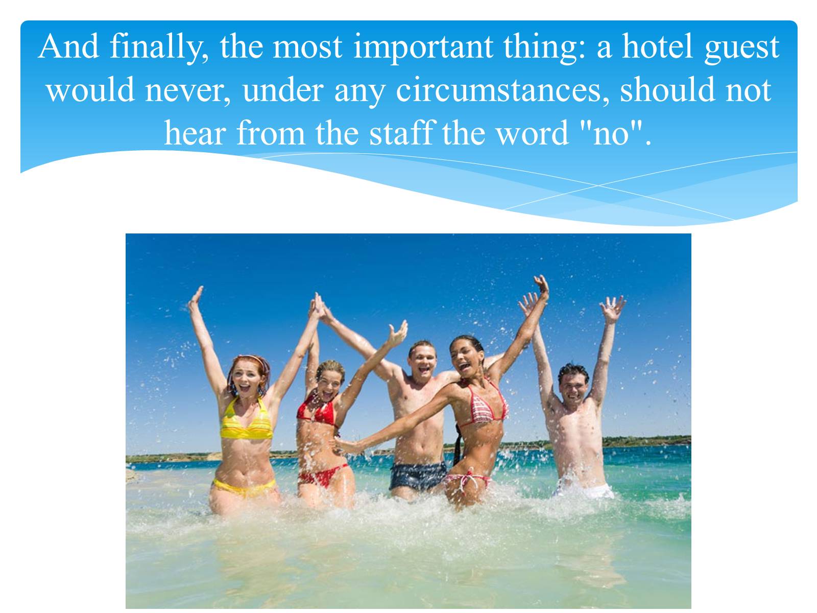 Презентація на тему «What should be a five-star hotel?» - Слайд #8
