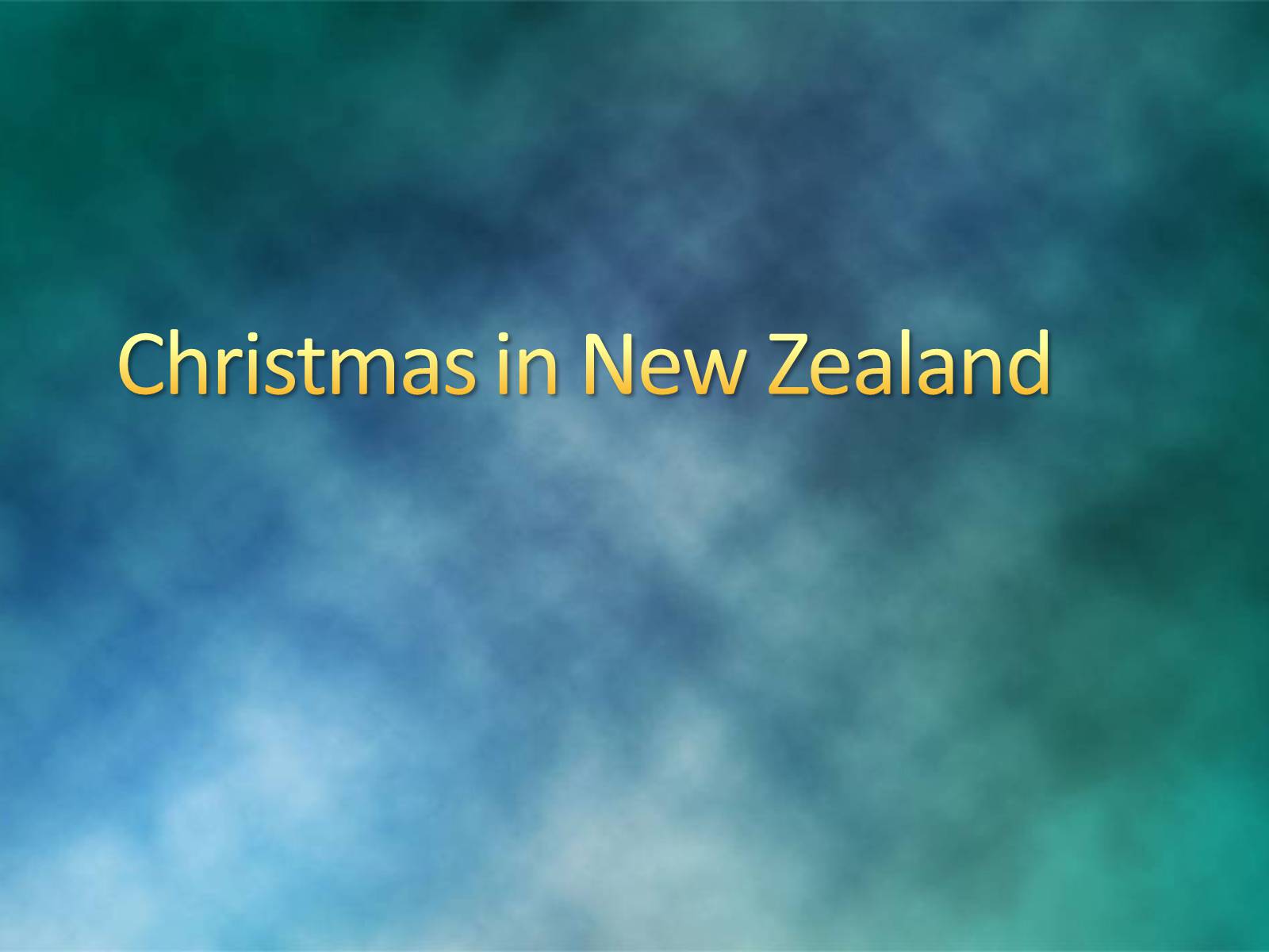 Презентація на тему «Christmas in New Zealand» - Слайд #1