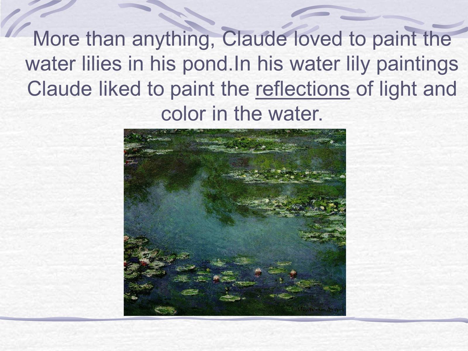 Презентація на тему «Claude Monet» (варіант 3) - Слайд #14