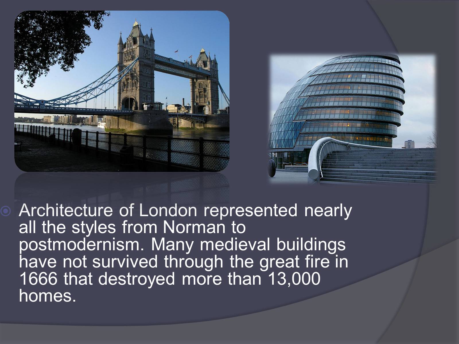 Презентація на тему «Architecture of London» - Слайд #2