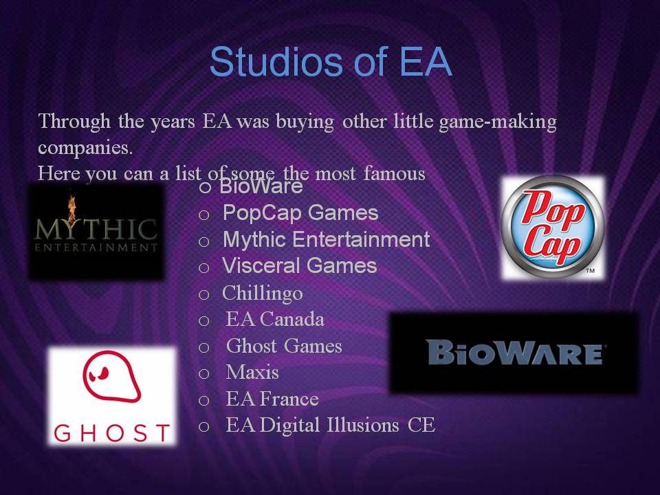 Презентація на тему «Electronic Arts» - Слайд #12