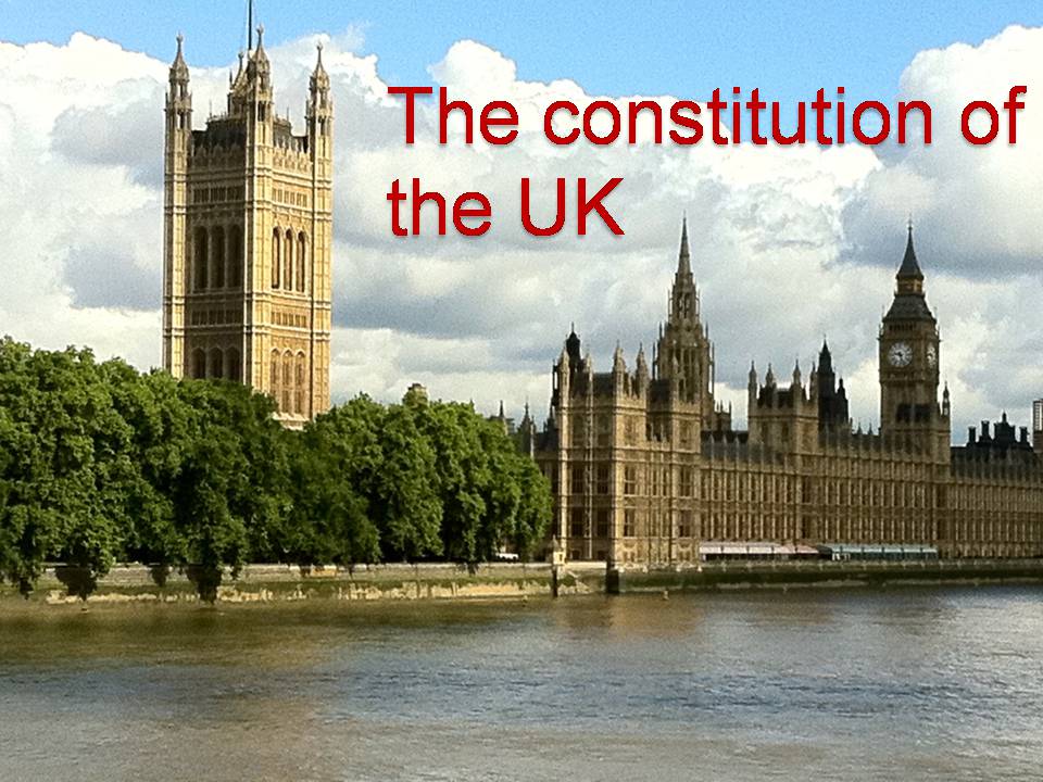 Презентація на тему «The constitution of the UK» - Слайд #1