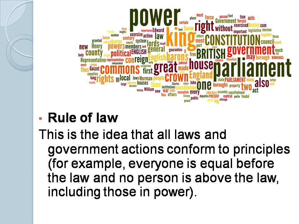 Презентація на тему «The constitution of the UK» - Слайд #5
