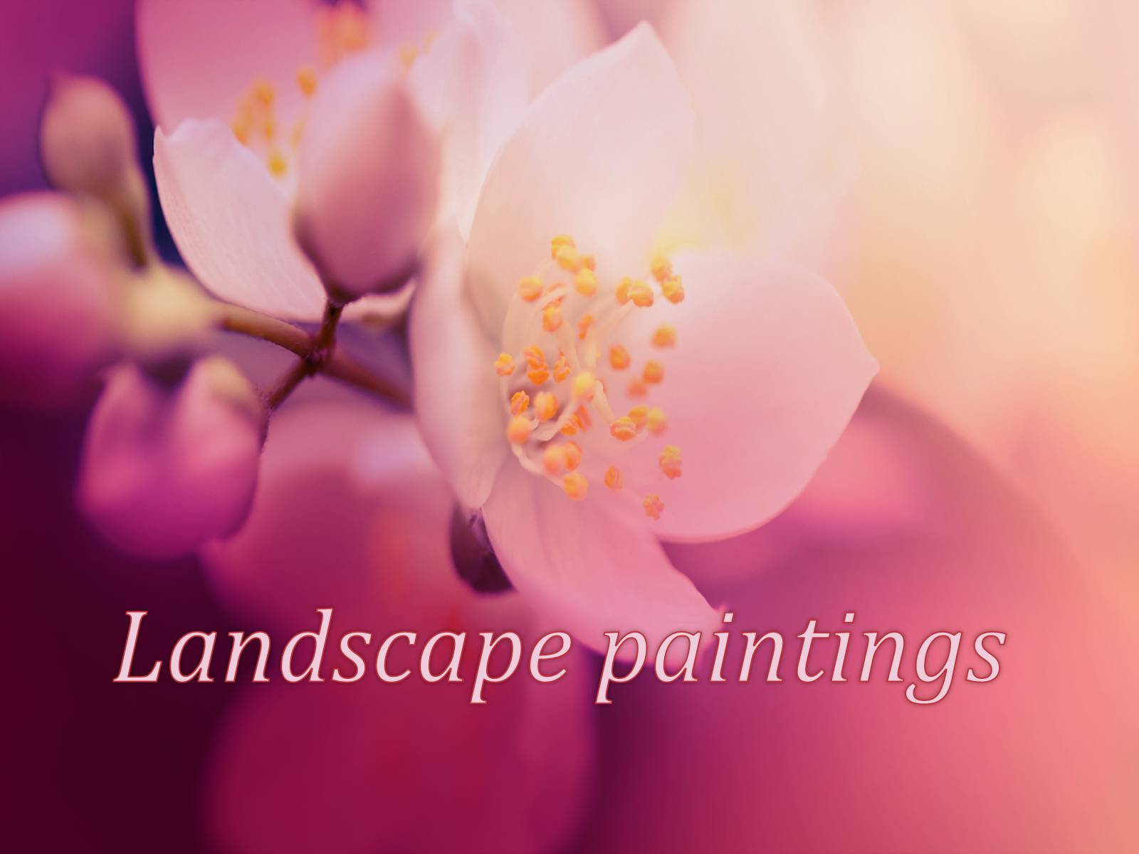 Презентація на тему «Landscape paintings» - Слайд #1