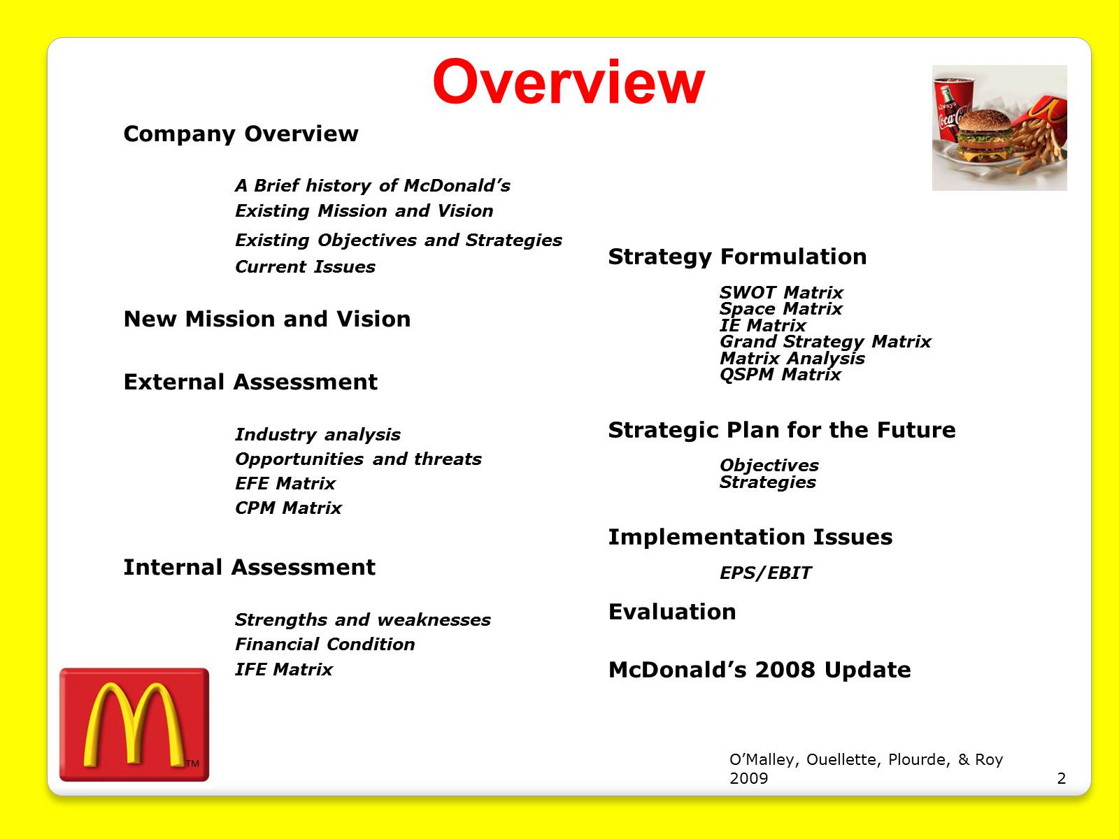 Презентація на тему «McDonald’s Corporation» - Слайд #2