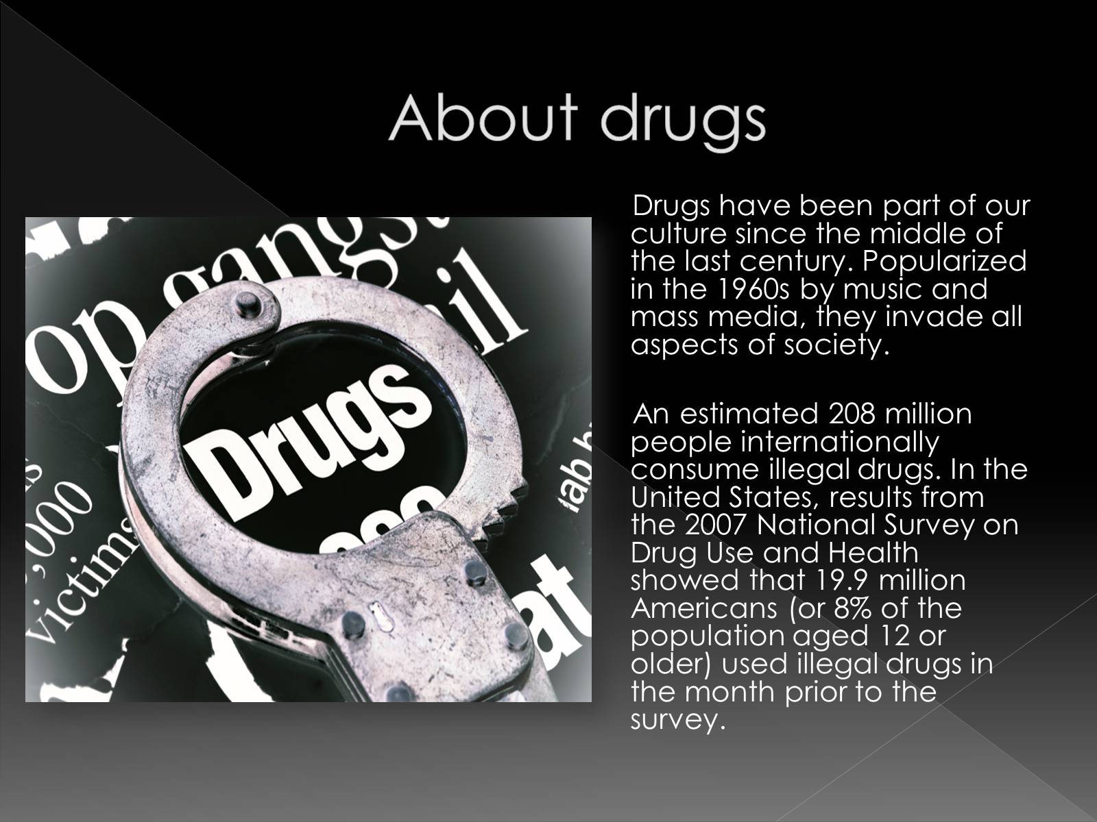 Презентація на тему «DRUGS» (варіант 2) - Слайд #3