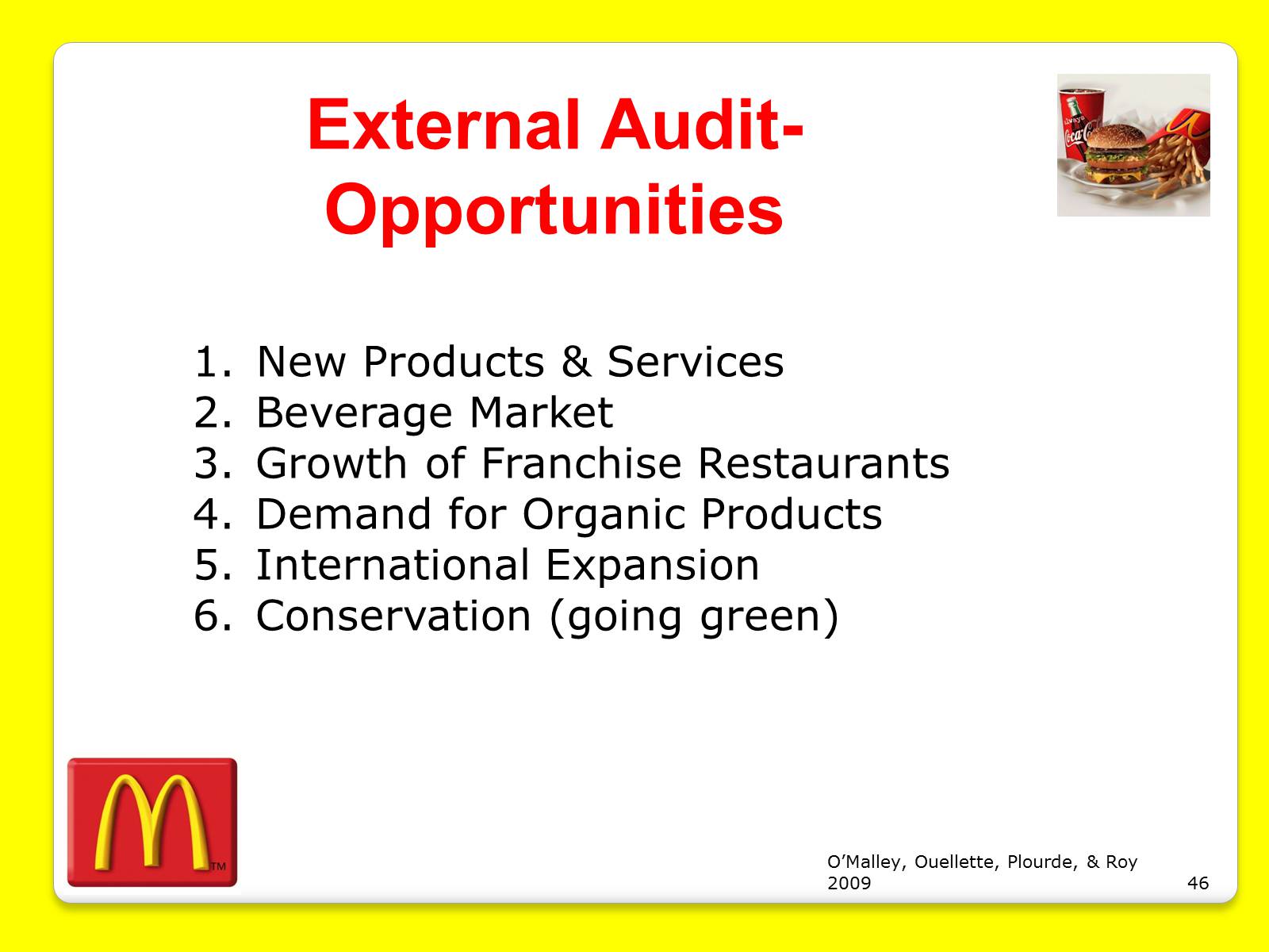 Презентація на тему «McDonald’s Corporation» - Слайд #46