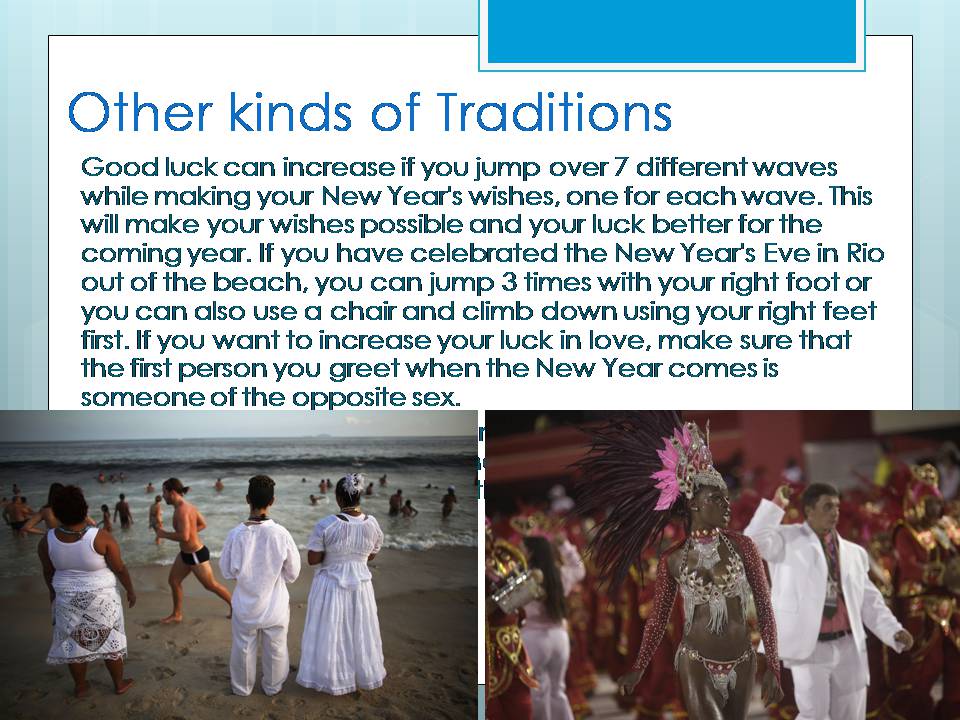 Презентація на тему «New Year’s Traditions in Rio, Brazil» - Слайд #6