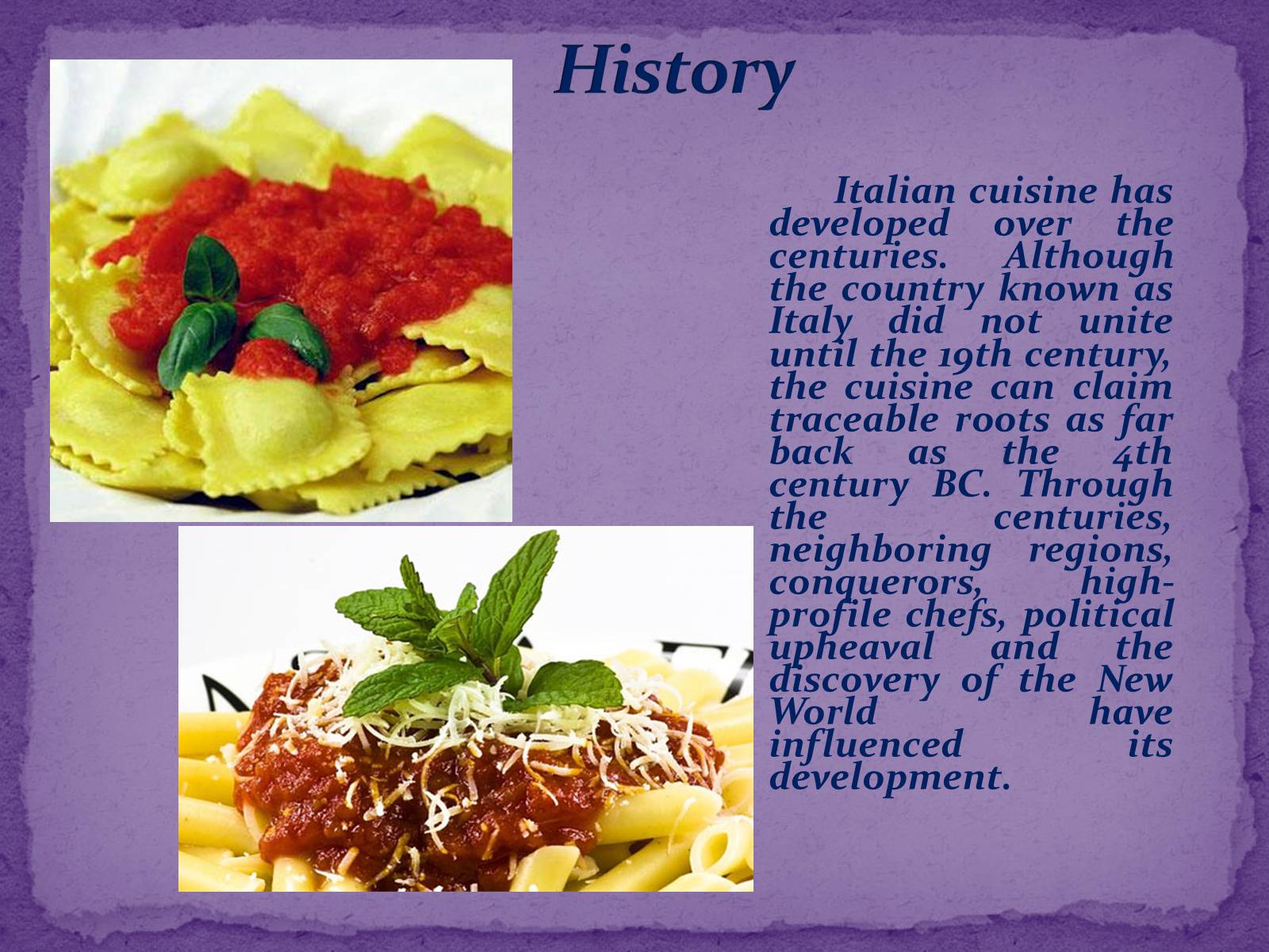Презентація на тему «Italian cuisine» (варіант 3) - Слайд #4
