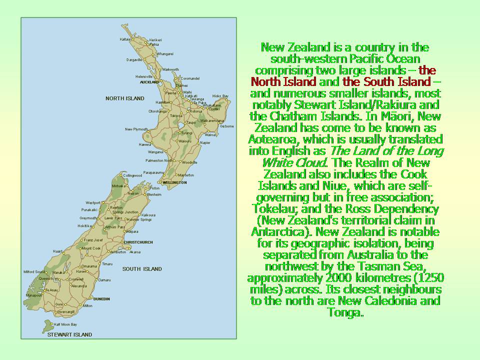 Презентація на тему «New Zealand» (варіант 8) - Слайд #3