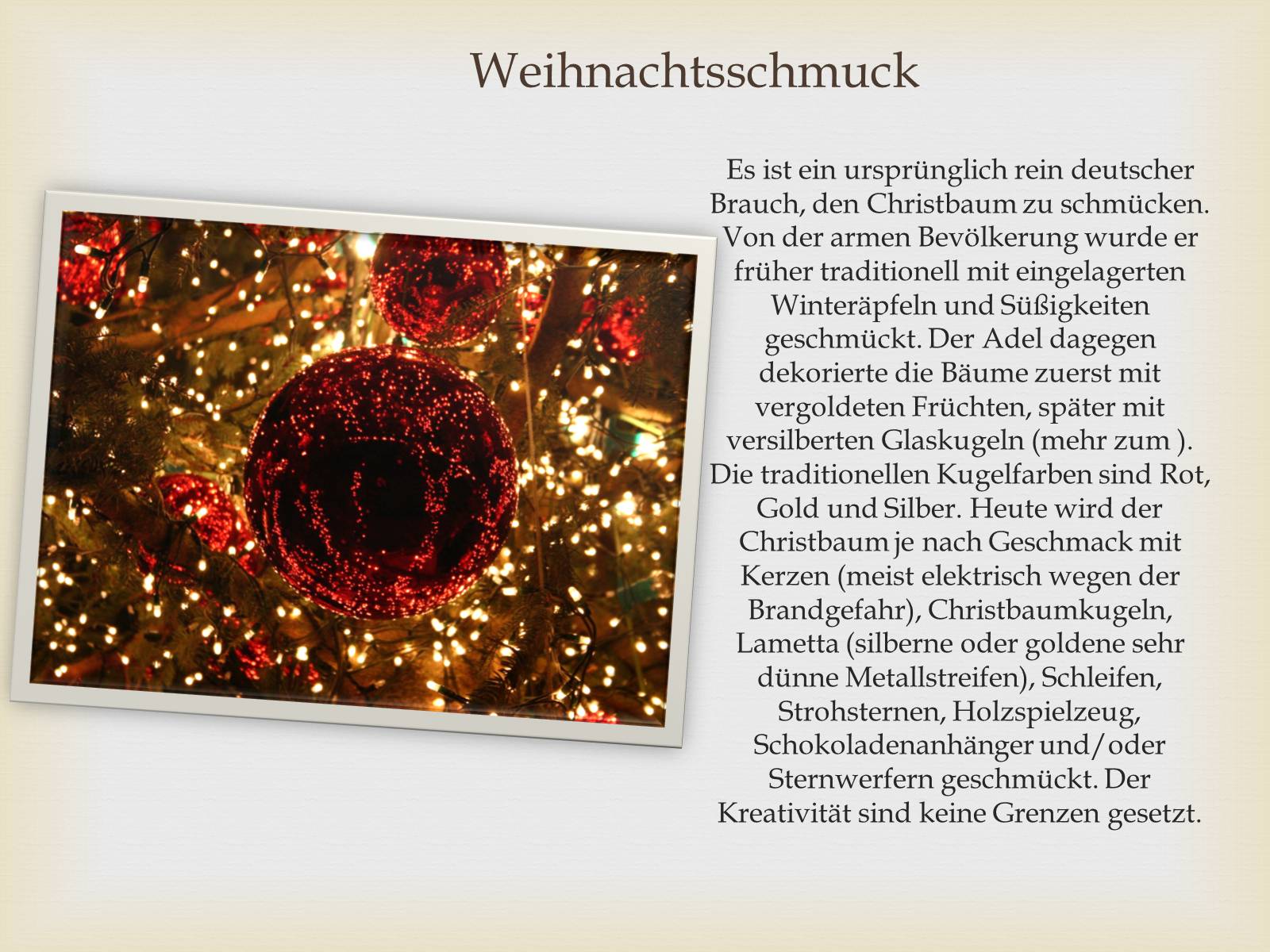 Презентація на тему «Weihnachten in Deutschland» (варіант 1) - Слайд #5