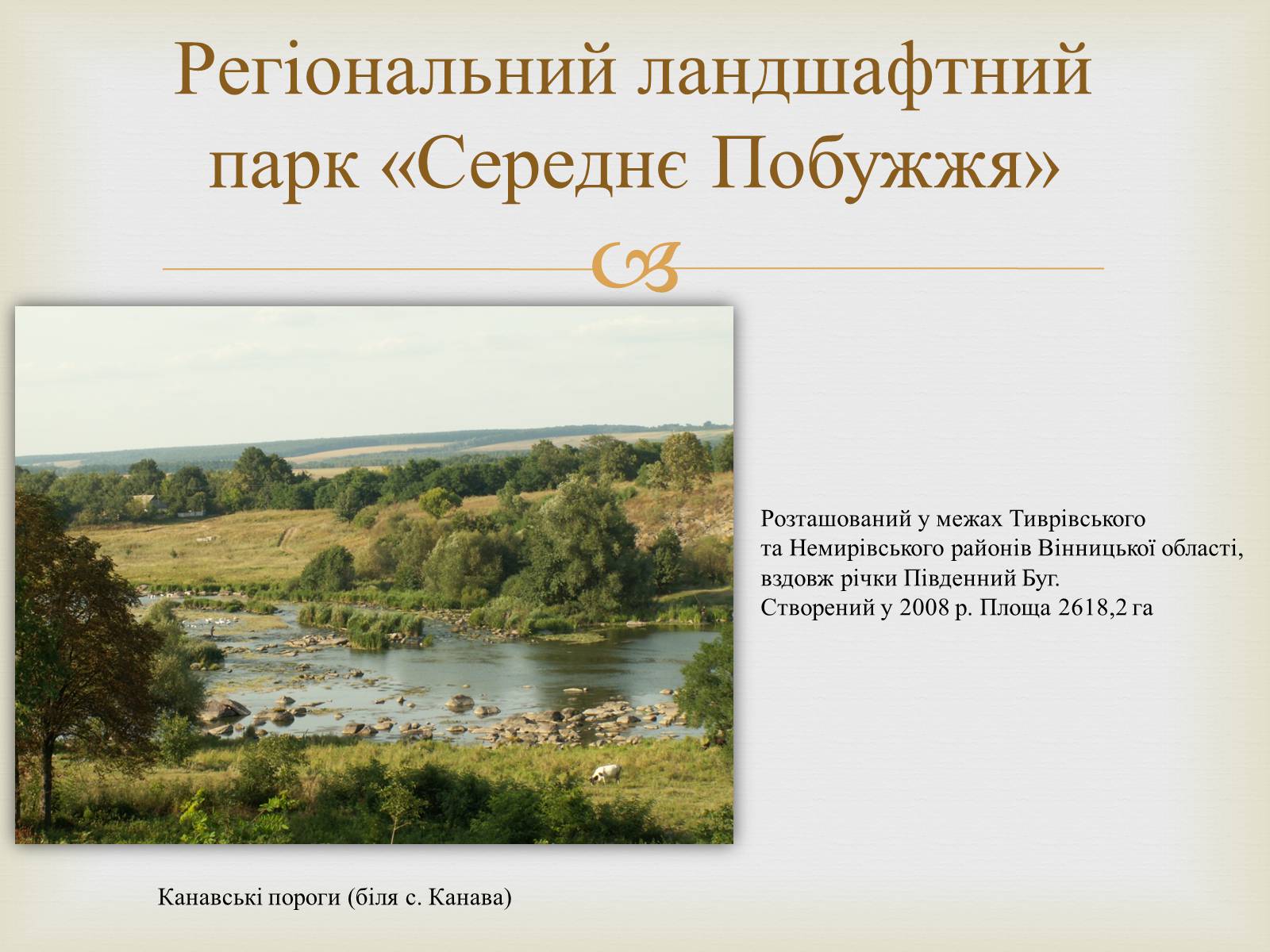 Презентація на тему «Ландшафтні парки України» (варіант 2) - Слайд #5