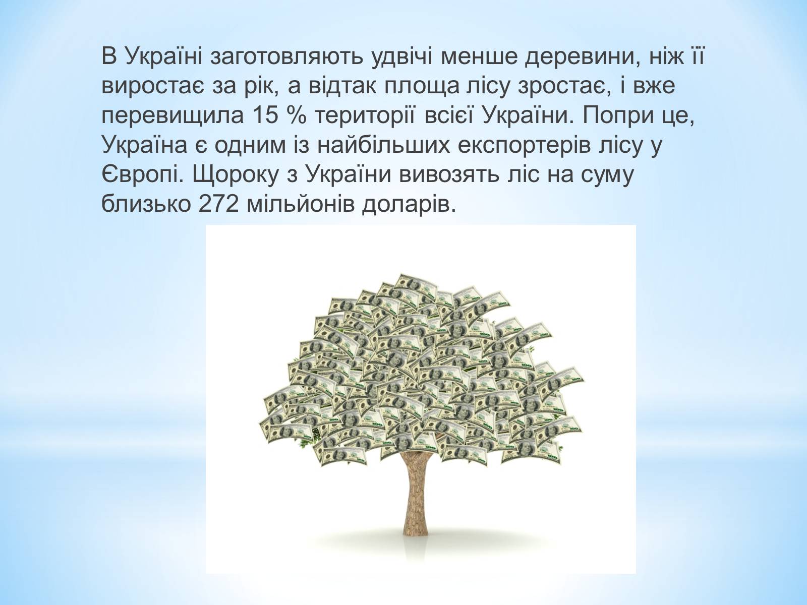 Презентація на тему «Знищення лісів на Україні» - Слайд #7