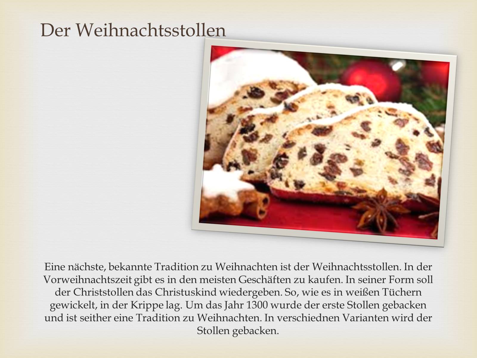 Презентація на тему «Weihnachten in Deutschland» (варіант 1) - Слайд #19