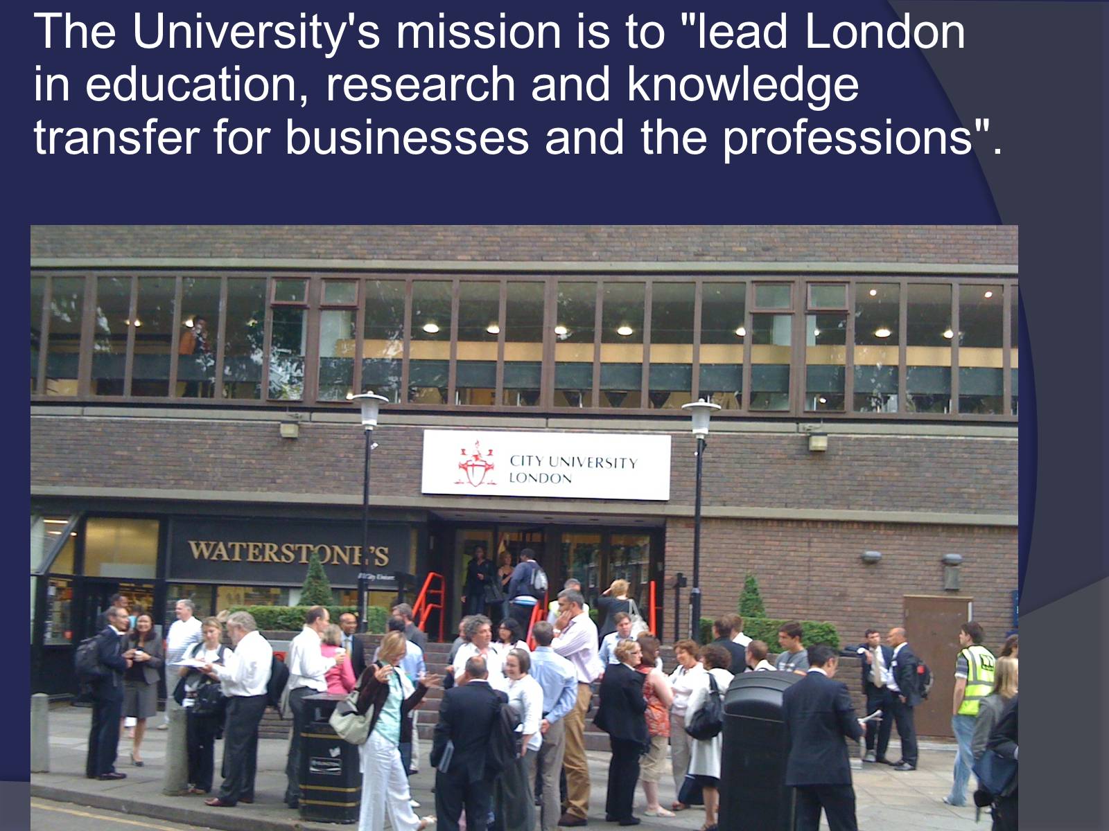 Презентація на тему «Сity university London» - Слайд #5