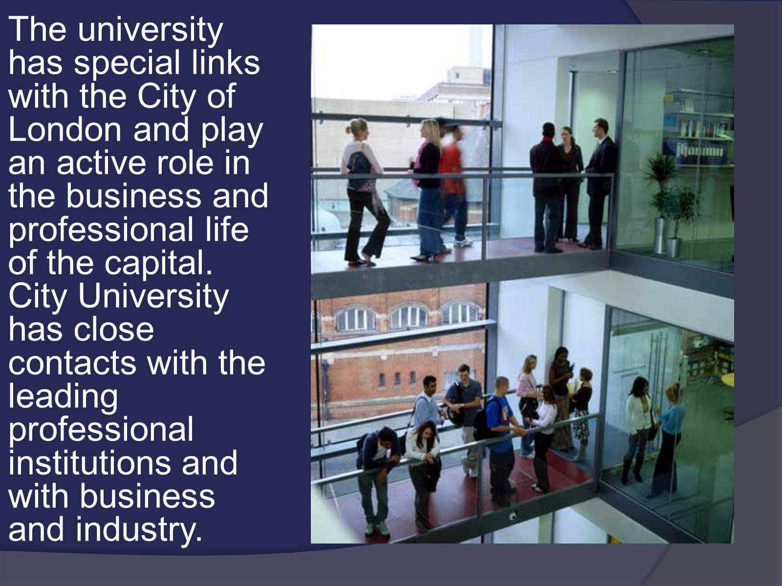 Презентація на тему «Сity university London» - Слайд #6