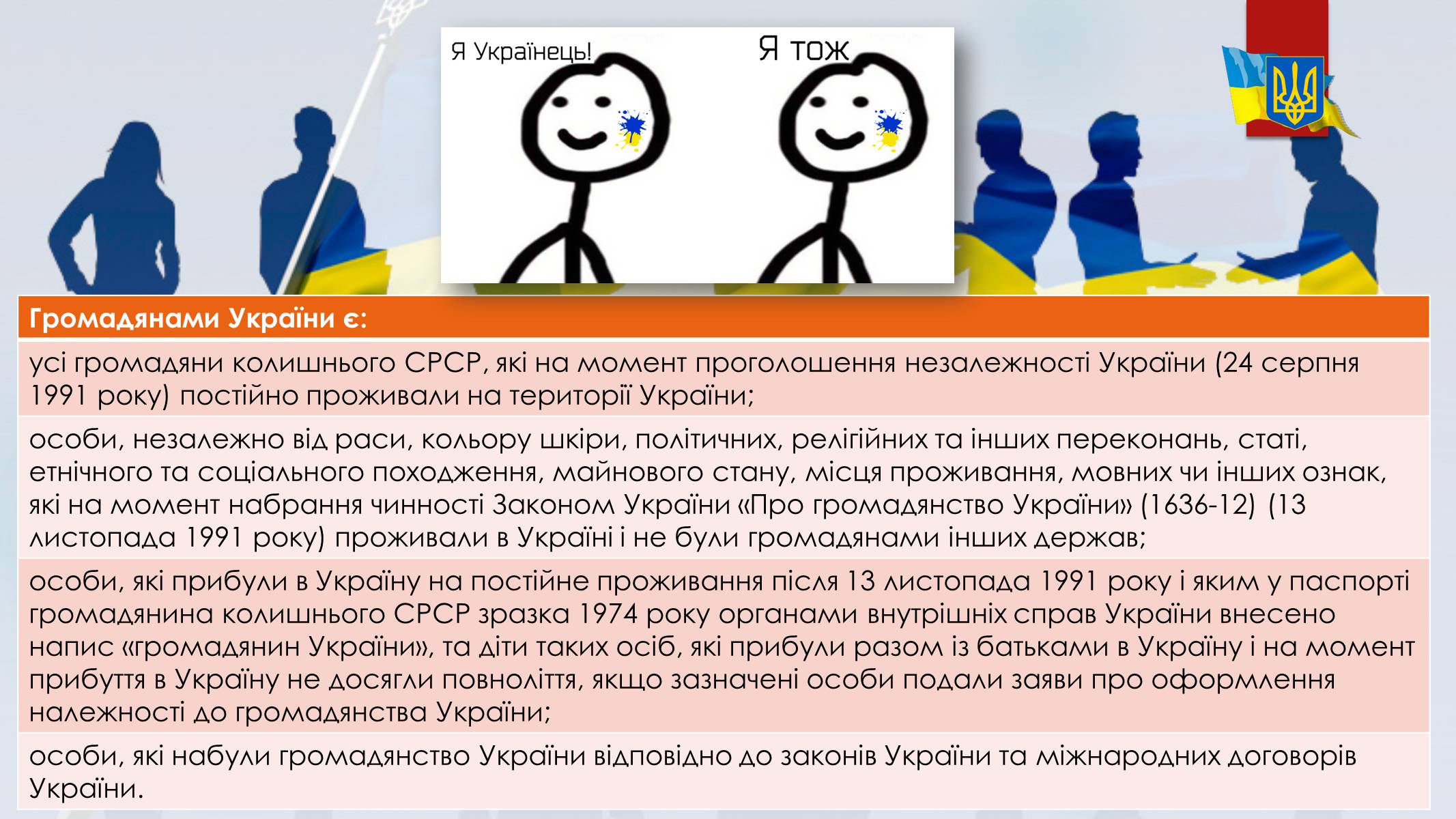 Презентація на тему «Українське громадянство» - Слайд #5
