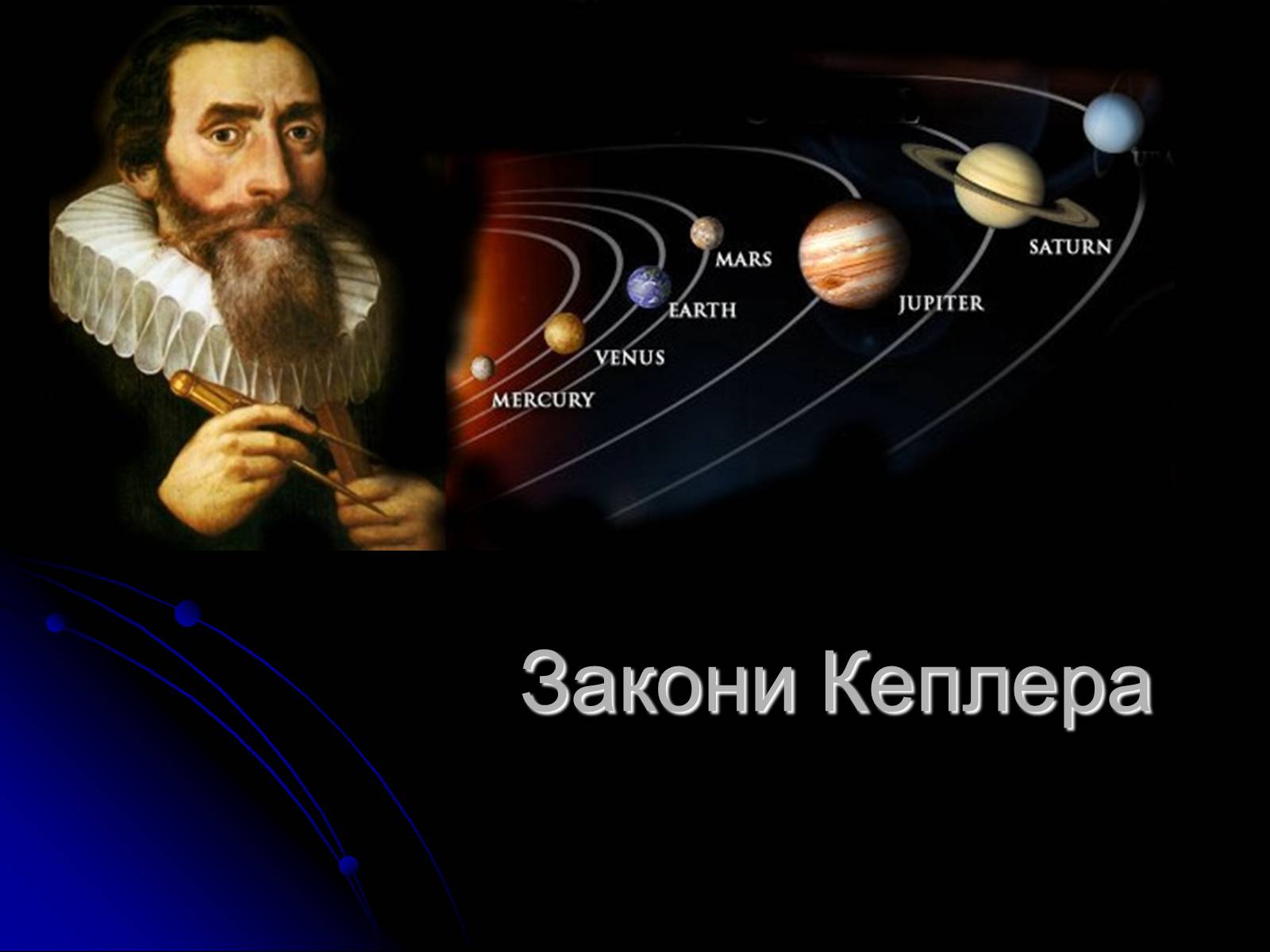 Презентація на тему «Закони Кеплера» (варіант 4) - Слайд #1