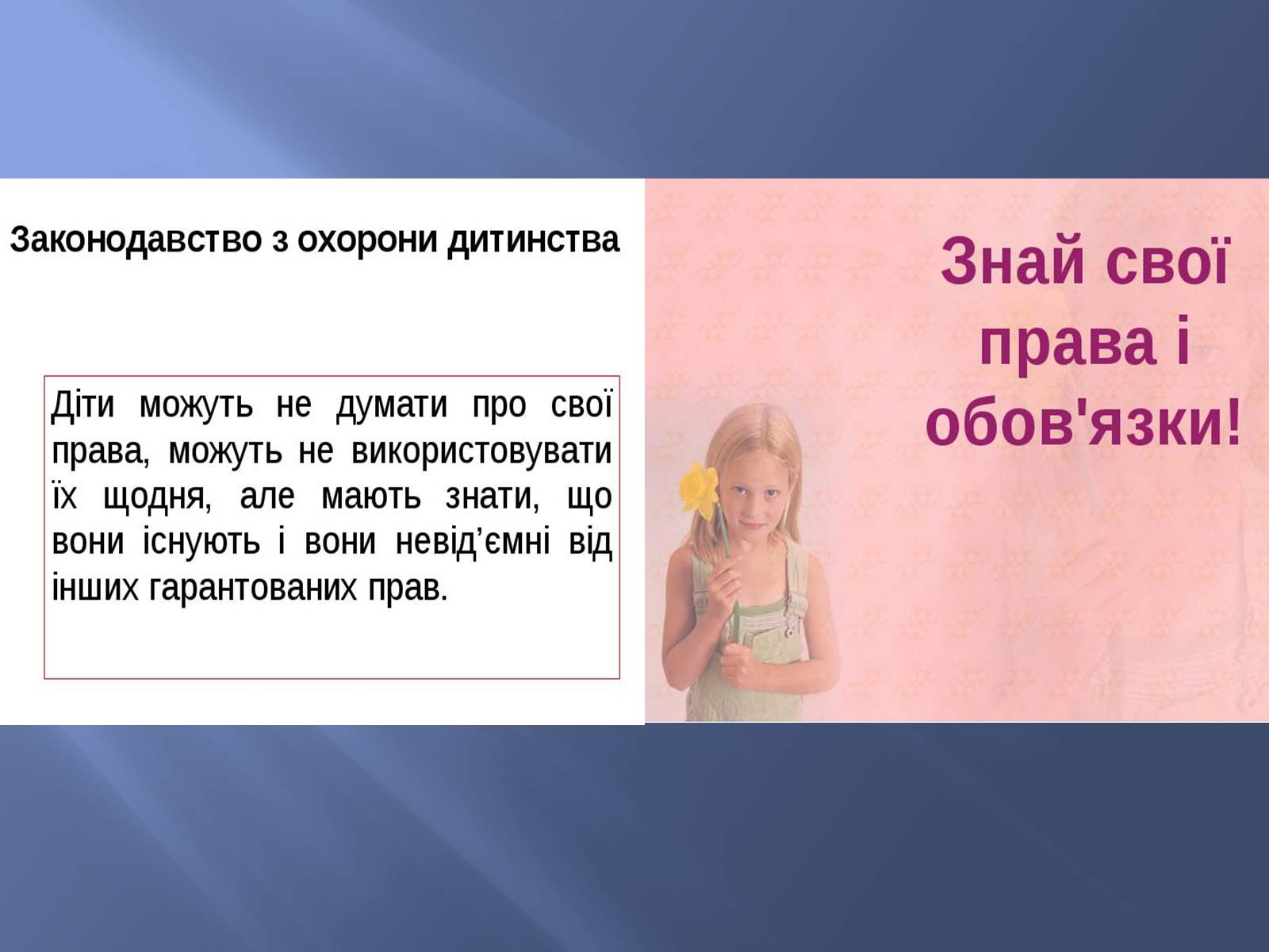 Презентація на тему «Діти України про свої права» - Слайд #25