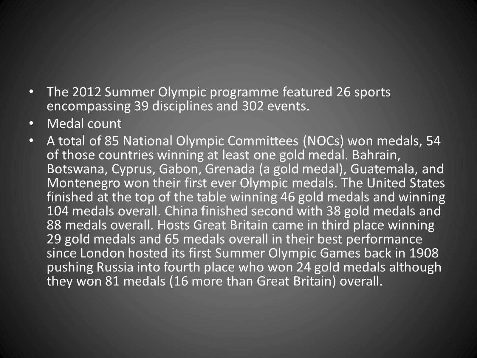 Презентація на тему «Olympics 2012» - Слайд #5