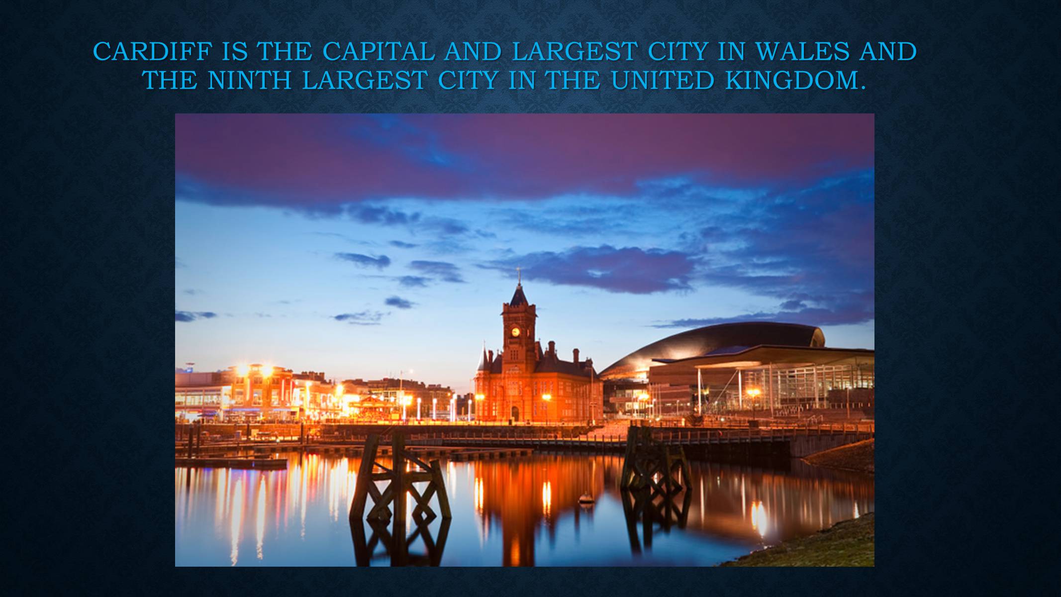 Презентація на тему «Cardiff» (варіант 4) - Слайд #2