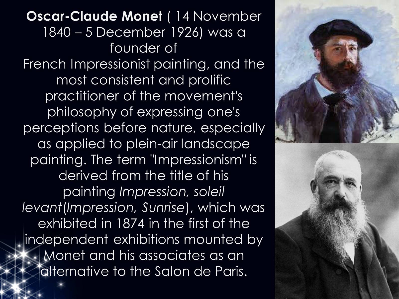 Презентація на тему «Claude Monet» (варіант 1) - Слайд #2