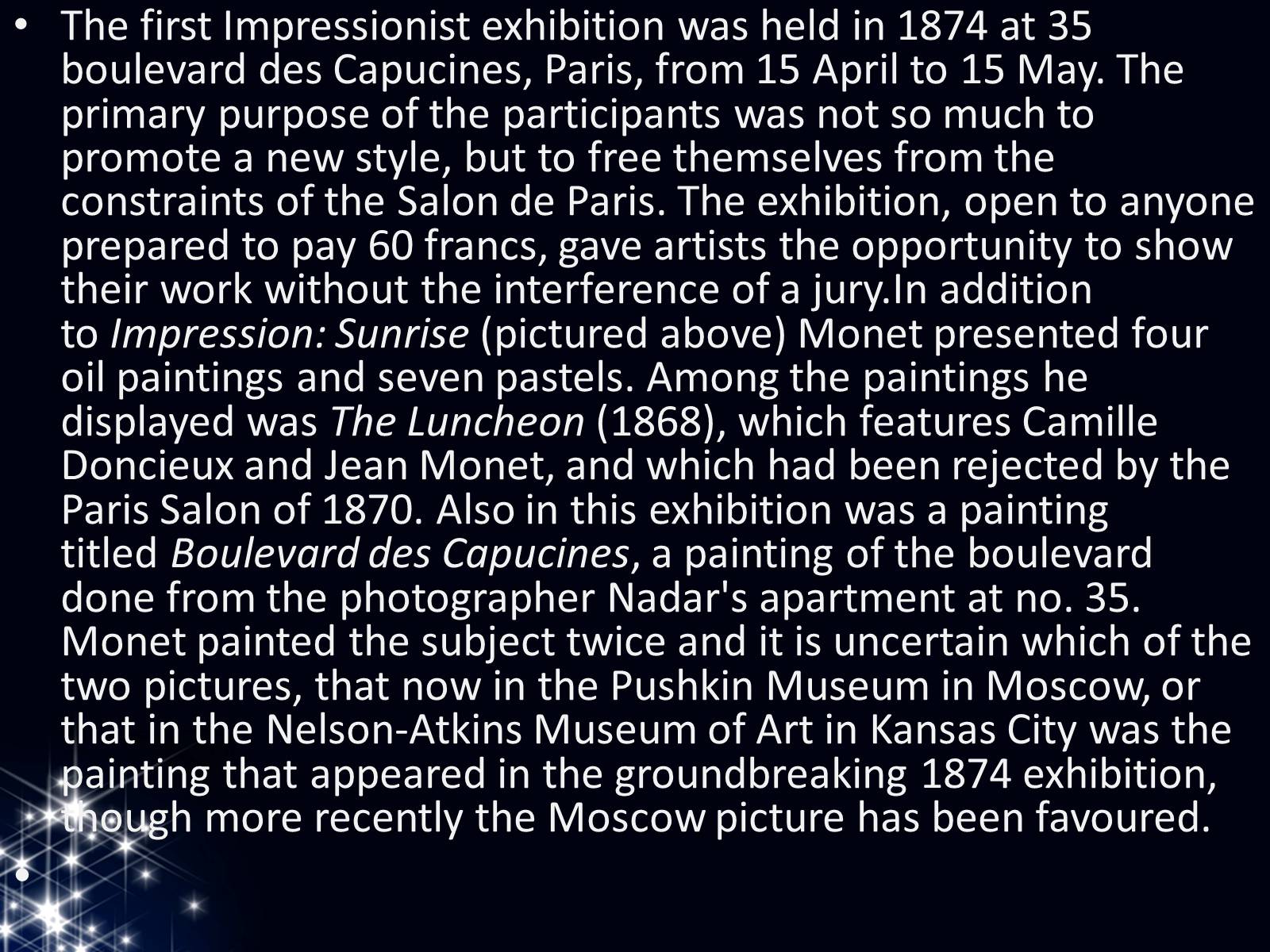 Презентація на тему «Claude Monet» (варіант 1) - Слайд #4