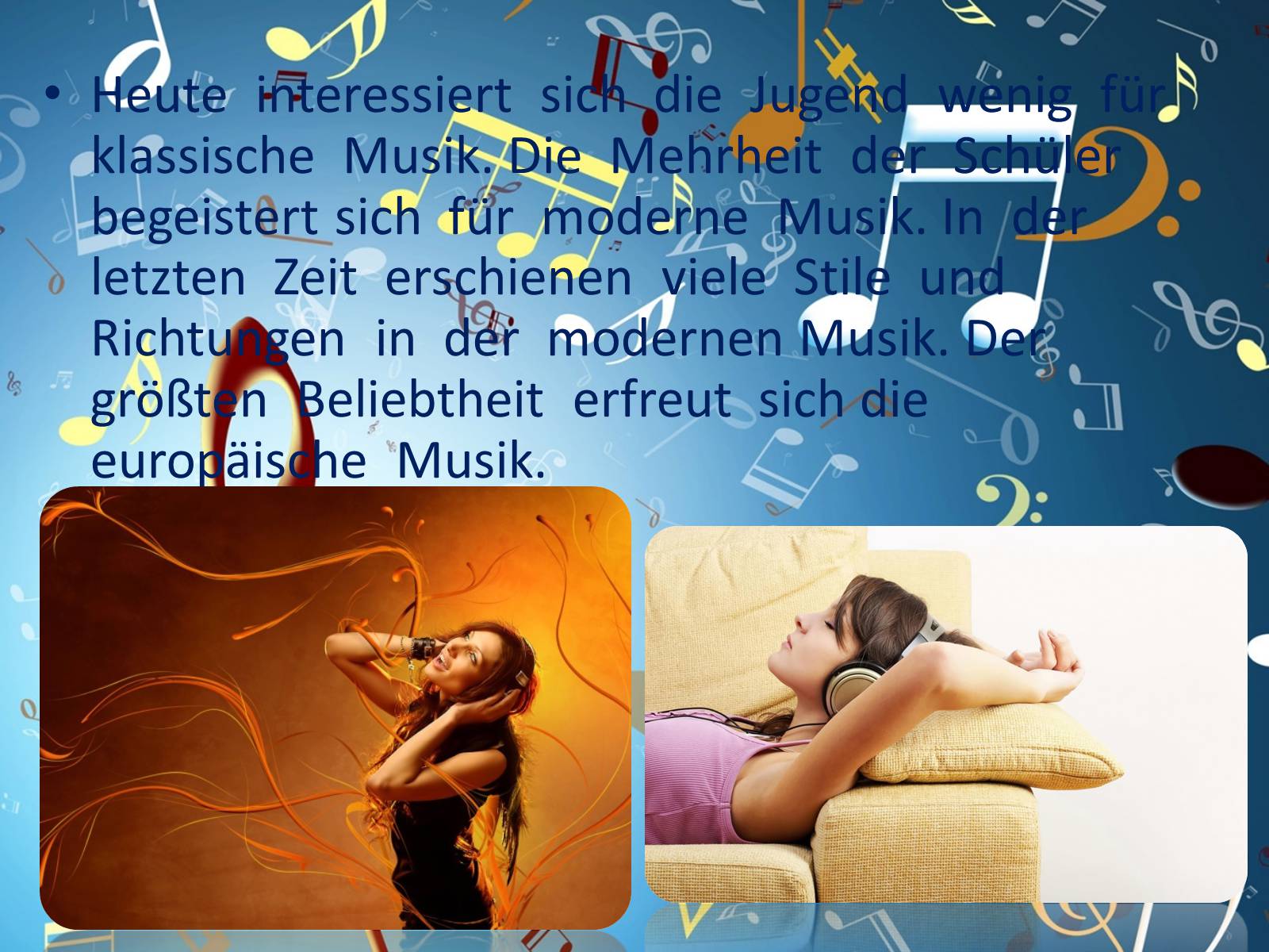 Презентація на тему «Musik in unserem Leben» - Слайд #6