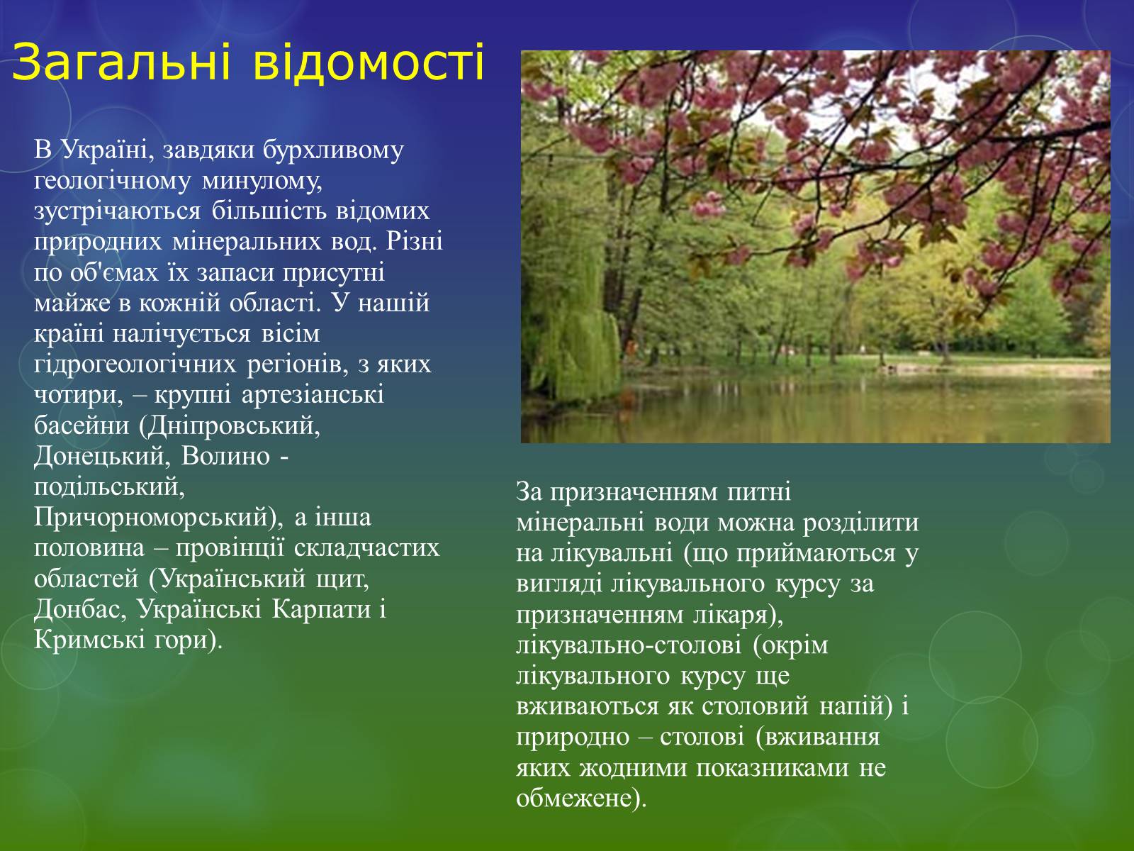 Презентація на тему «Мінеральні води Карпат» - Слайд #2