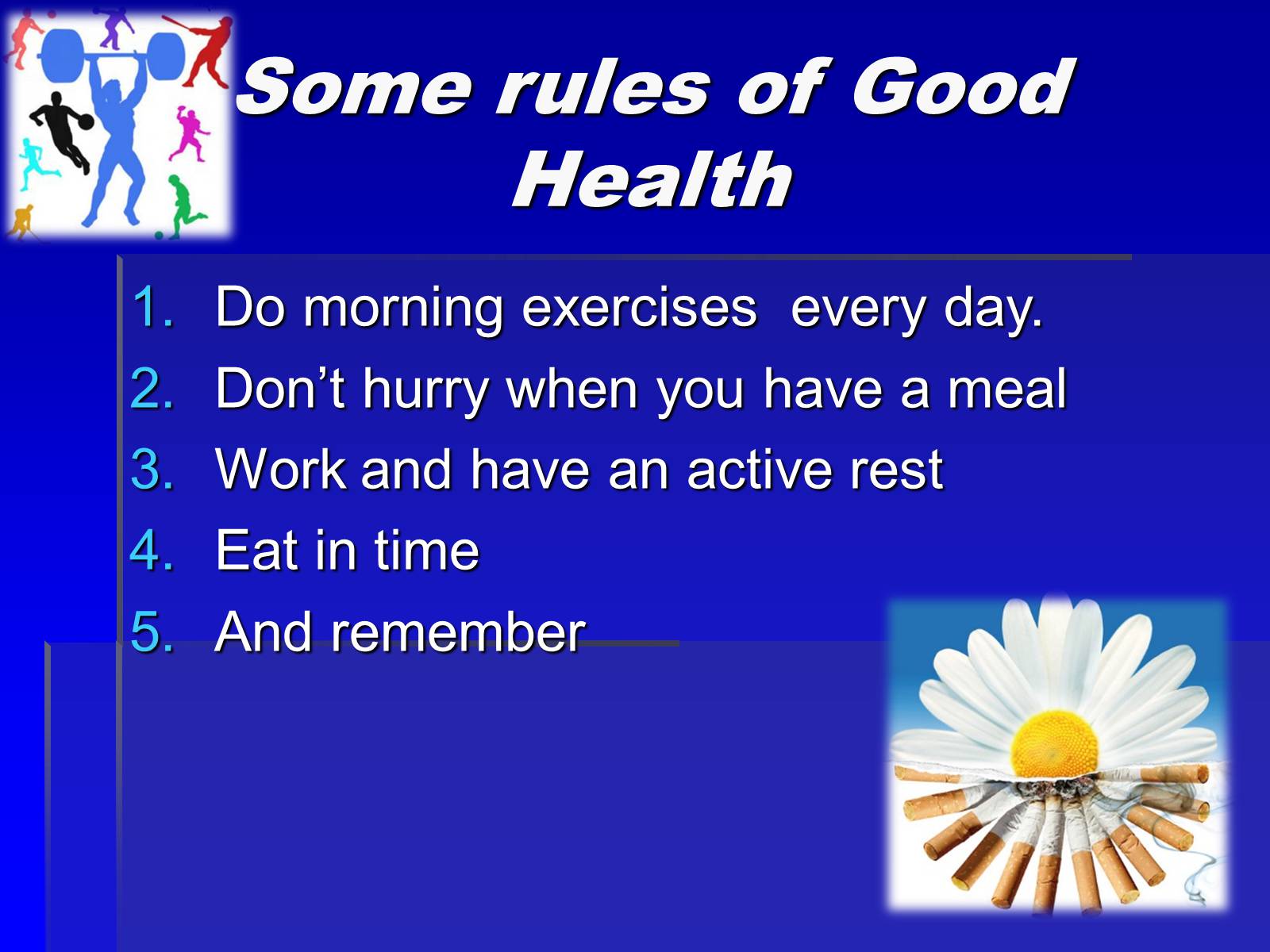 Презентація на тему «The healthy way of life. Harmful habits» - Слайд #8