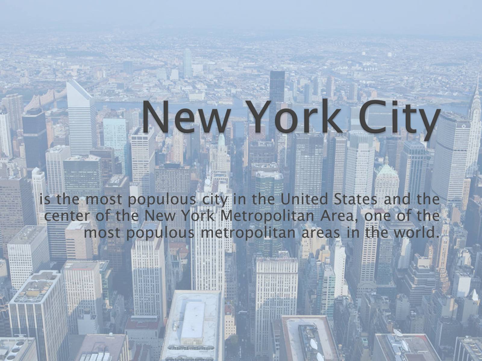 Презентація на тему «New York City» (варіант 2) - Слайд #2