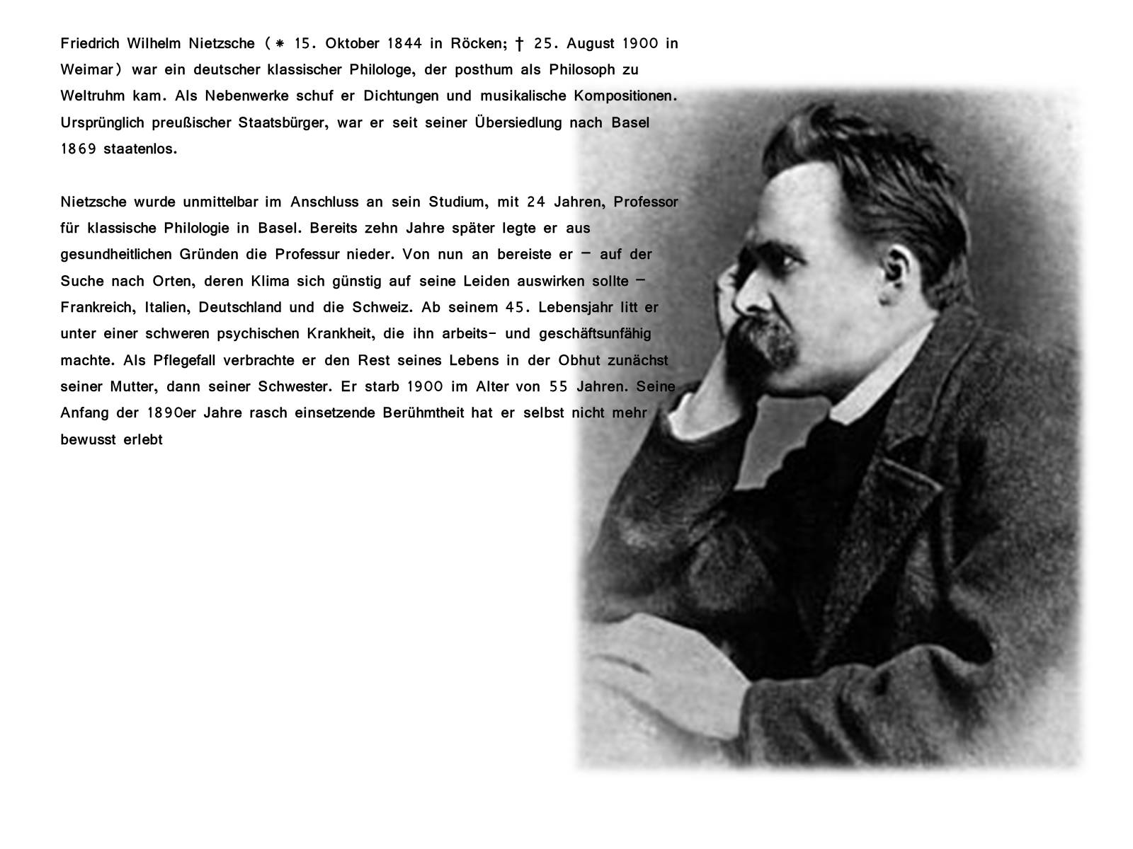 Презентація на тему «Friedrich Nietzsche» - Слайд #2
