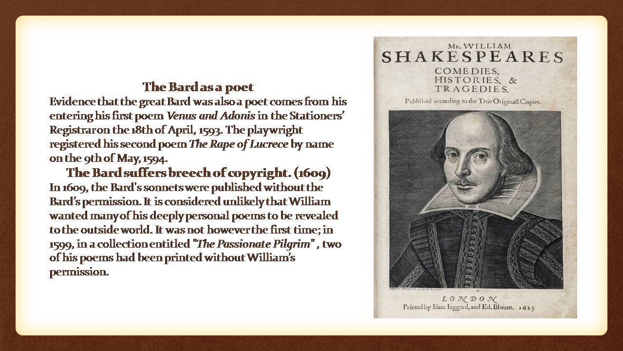 Презентація на тему «William Shakespeare» (варіант 5) - Слайд #9