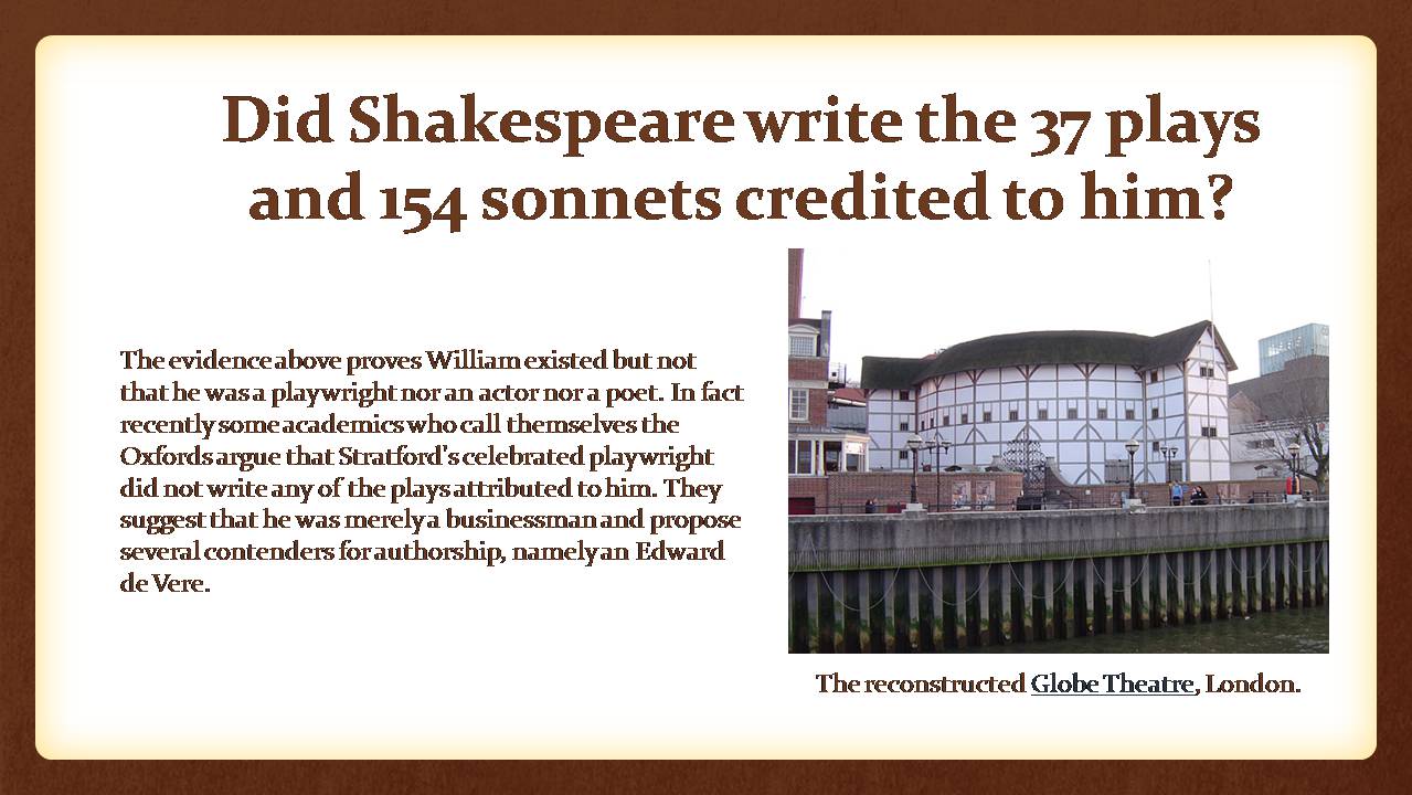 Презентація на тему «William Shakespeare» (варіант 5) - Слайд #12