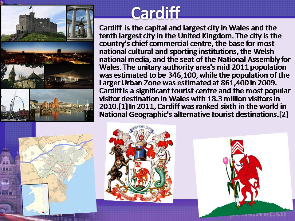 Презентація на тему «City Wales» - Слайд #2