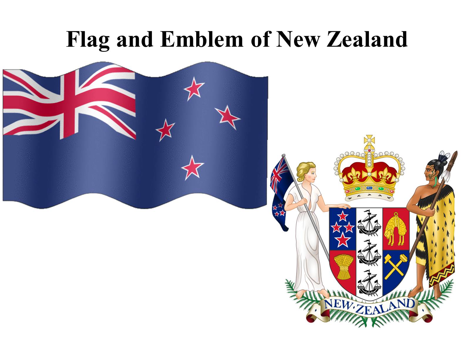 Презентація на тему «Flag and Emblem of New Zealand» - Слайд #1