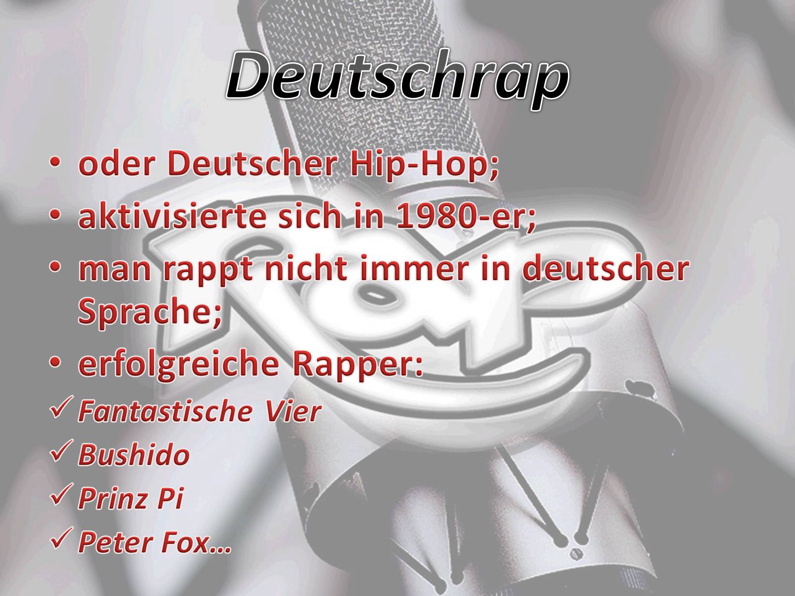 Презентація на тему «Rap» (варіант 1) - Слайд #2