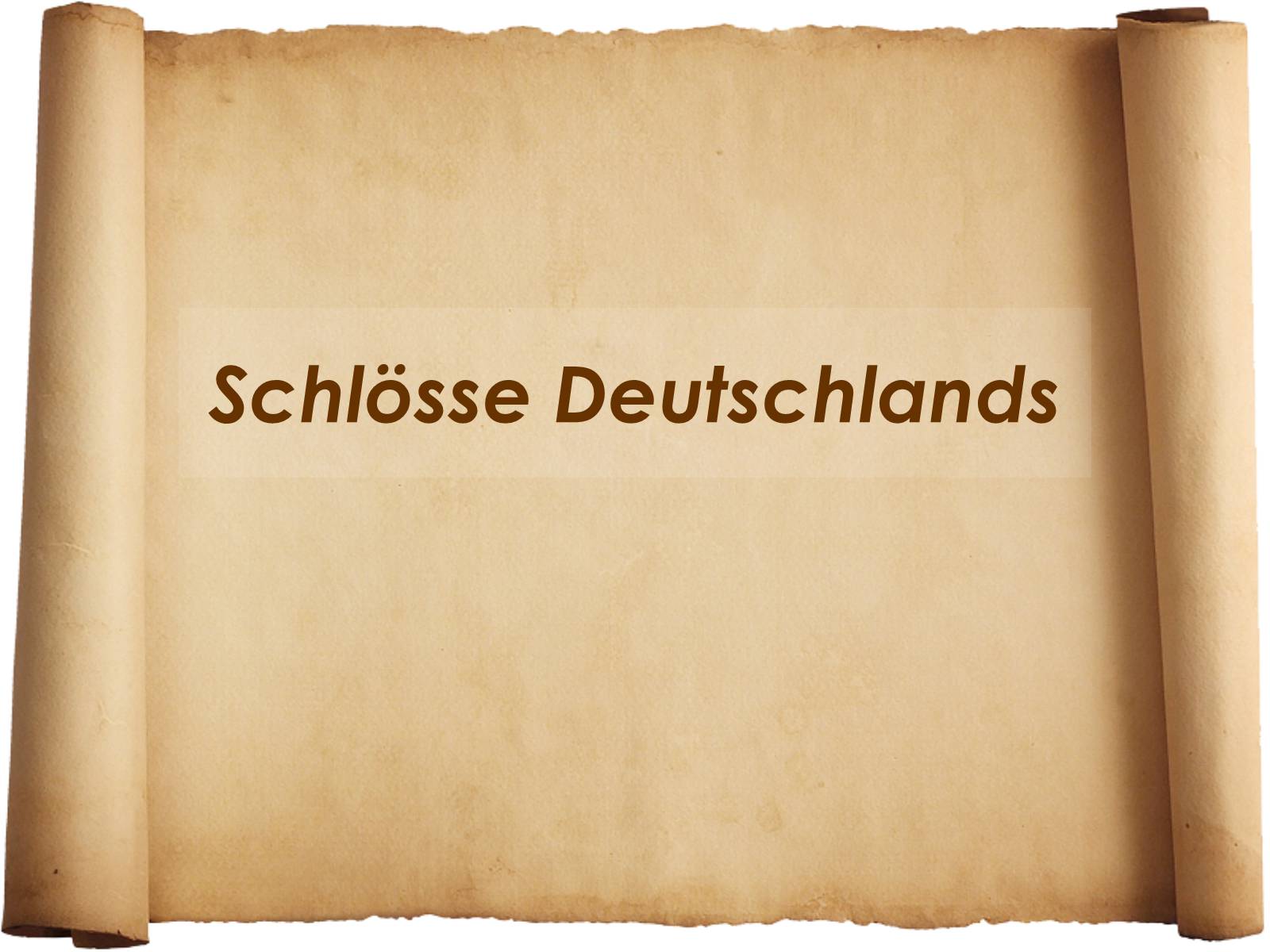 Презентація на тему «Schlosse Deutschlands» - Слайд #1