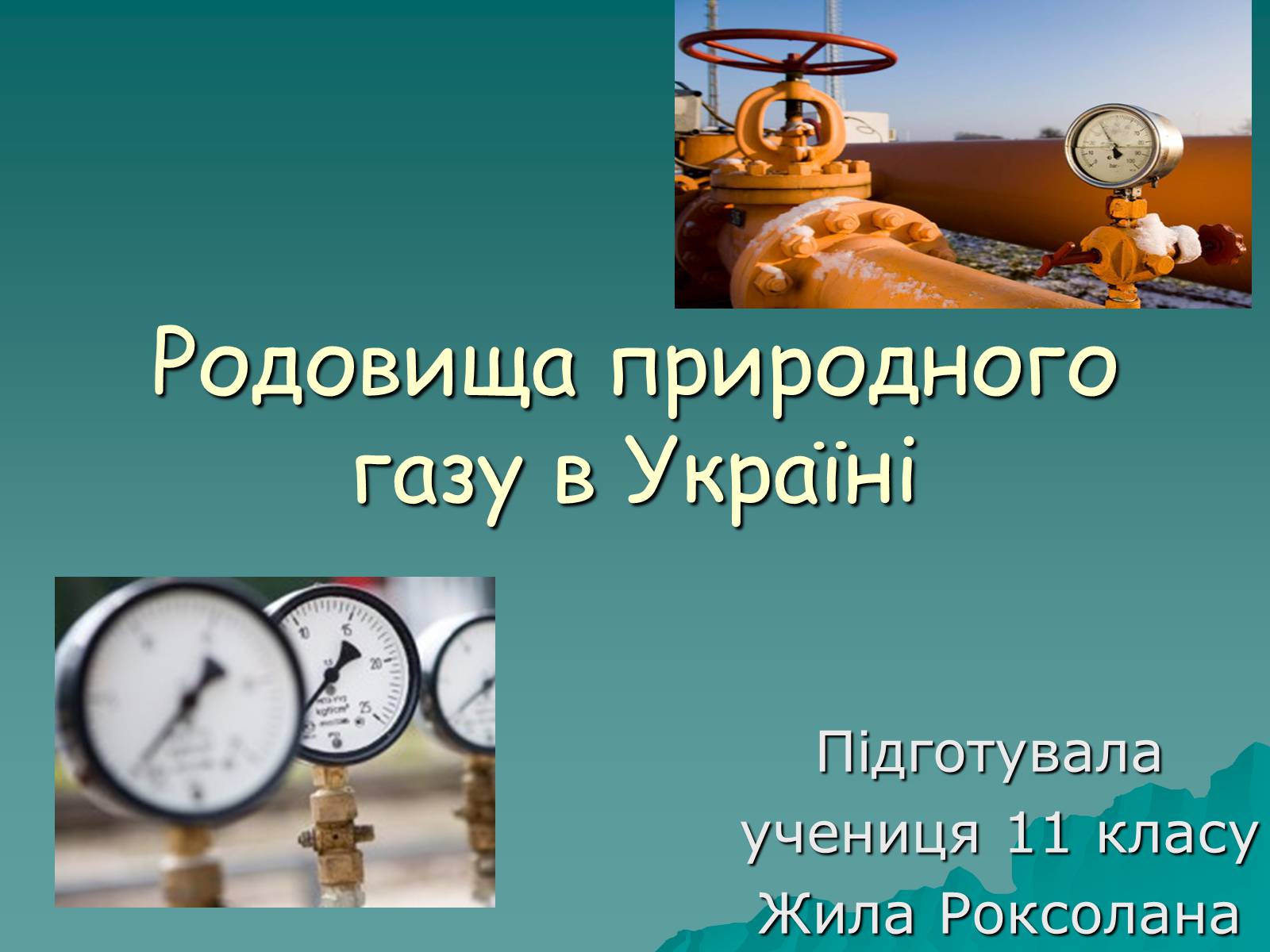 Презентація на тему «Родовища природного газу в Україні» - Слайд #1