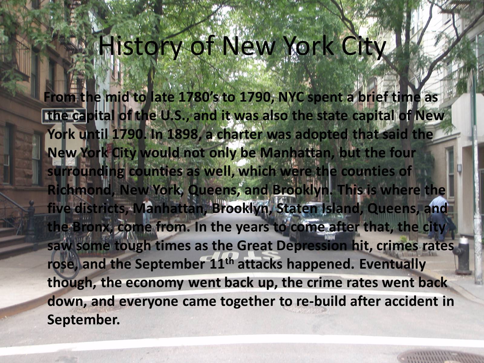 Презентація на тему «New York City» (варіант 5) - Слайд #3