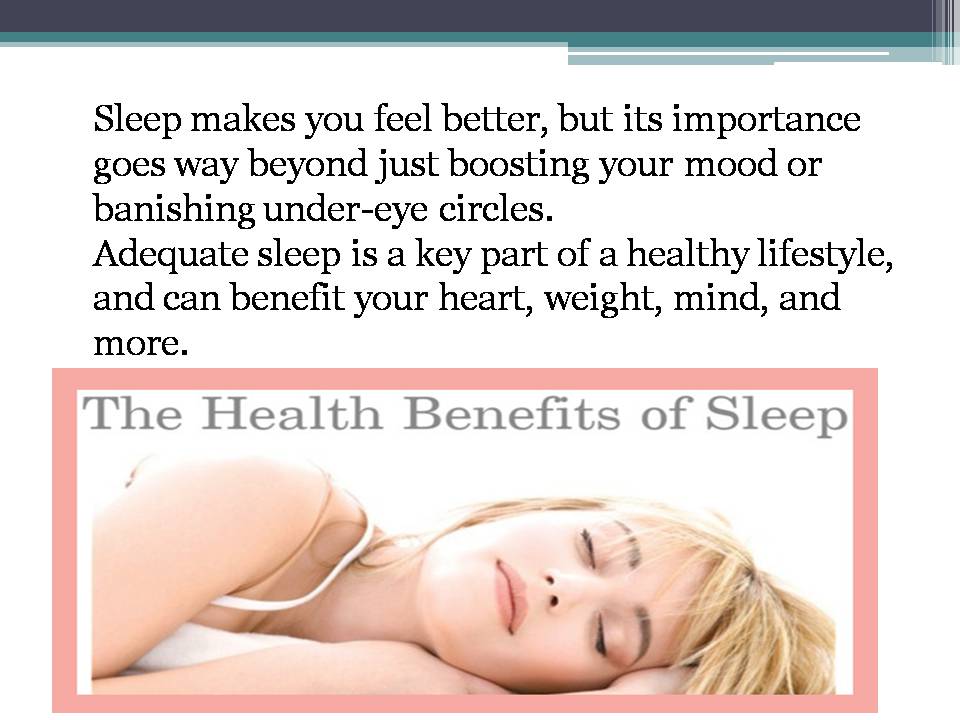 Презентація на тему «Better sleep mean better health» - Слайд #3