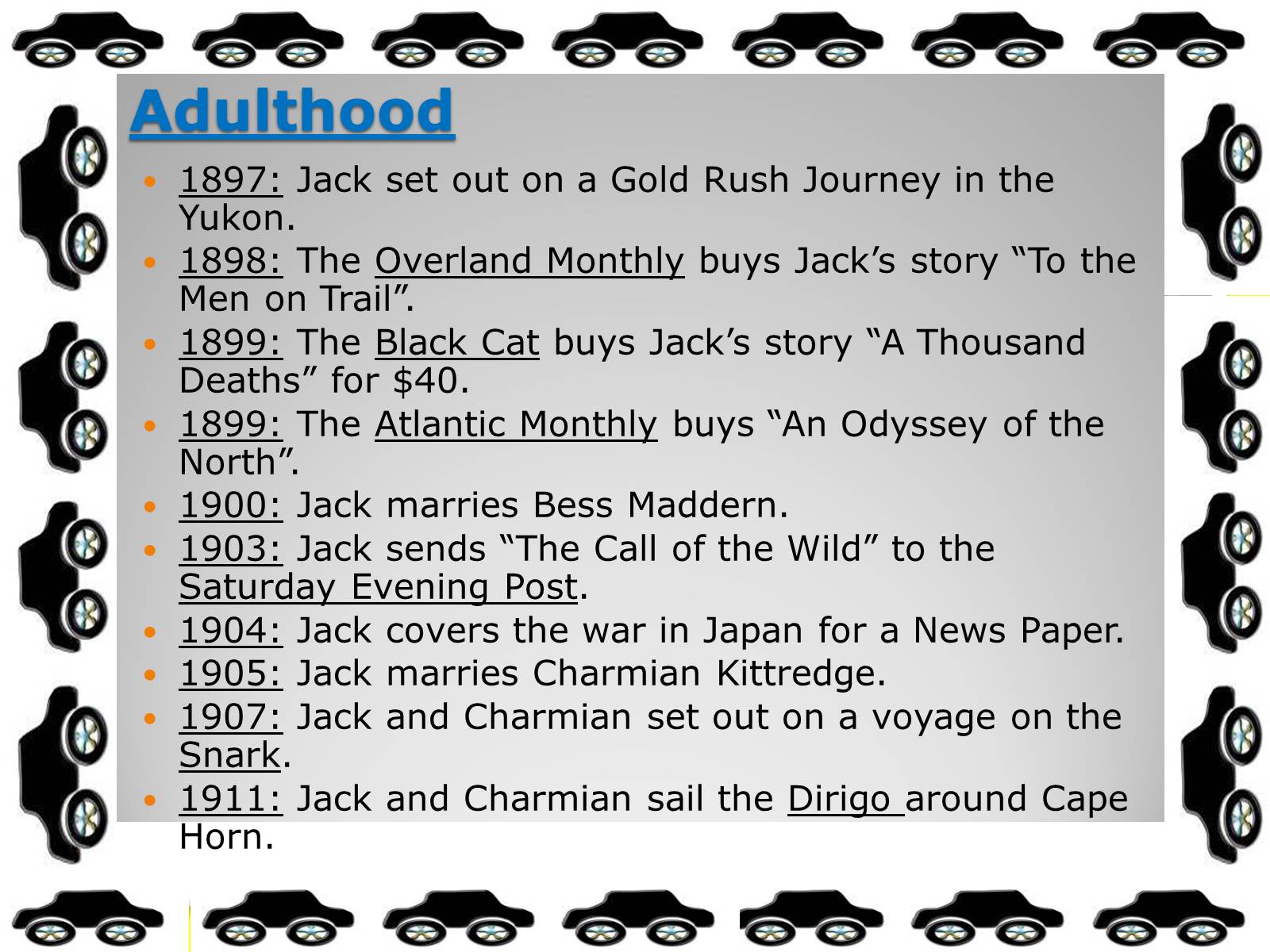 Презентація на тему «Jack London» (варіант 4) - Слайд #6