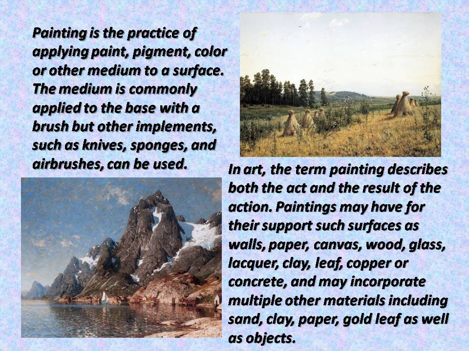 Презентація на тему «Painting» (варіант 2) - Слайд #2
