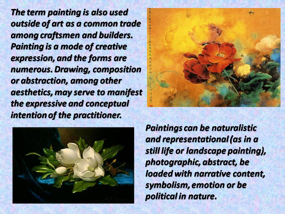Презентація на тему «Painting» (варіант 2) - Слайд #3